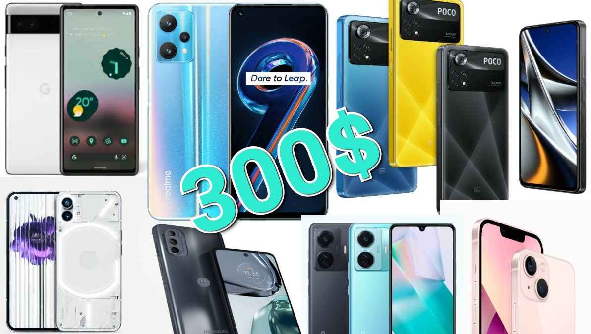 بهترین گوشی های زیر 300 دلار